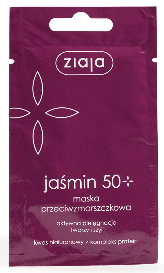 Ziaja jaśmin w masce przeciwzmarszczkowej 50+ 7ml