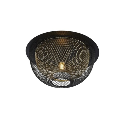 Honeycomb lampa sufitowa 1-punktowa czarna/złota 6840BGO