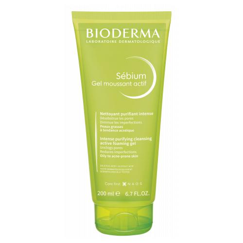 Bioderma Bioderma Sébium Gel Moussant Actif żel głęboko oczyszczający do cery tłustej i problematycznej 200 ml