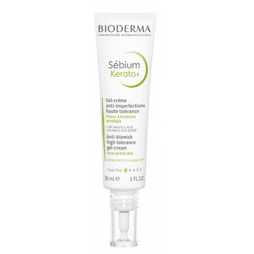 Bioderma Sebium Kerato+ żel-krem przeciwtrądzikowy o wysokiej tolerancji 30 ml