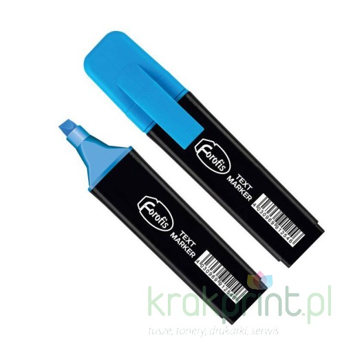 Zakreślacz 1-5mm FOROFIS 91254 niebieski ścięta