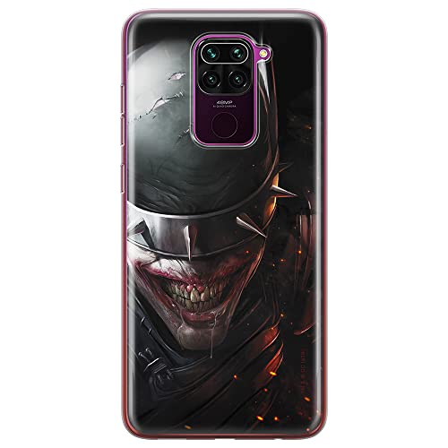 ERT GROUP etui na telefon Xiaomi REDMI NOTE 9, case oryginalny i oficjalnie licencjonowany przez DC, wzór Batman Who Laughs 002, optymalnie dopasowane, plecki z TPU