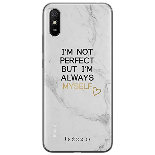 ERT GROUP etui na telefon Xiaomi REDMI 9A, case oryginalny i oficjalnie licencjonowany przez Babaco, wzór Positive vibes 005, optymalnie dopasowane, plecki z TPU