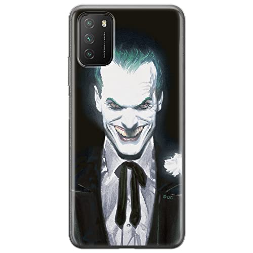 ERT GROUP etui na telefon Xiaomi REDMI 9T/ POCO M3, case oryginalny i oficjalnie licencjonowany przez DC, wzór Joker 001, optymalnie dopasowane, plecki z TPU