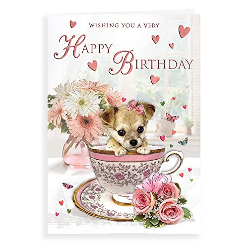 Tradycyjna kartka urodzinowa F - 23 x 15 cm - Regal Publishing