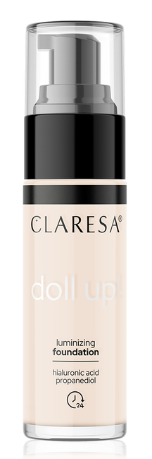 CLARESA Doll Up! podkład rozświetlający 02 Light