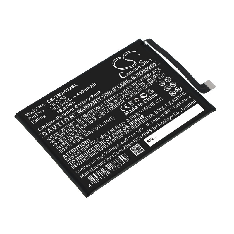 Фото - Акумулятор для мобільного CameronSino Samsung Galaxy A03 Core / SLC-50 4900mAh 18.87Wh Li-Polymer 3.85V (Cameron 