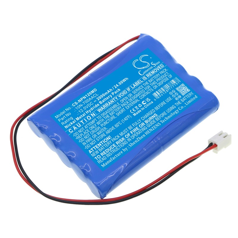 Nipro NCU-12 / 10N-700AACL 2000mAh 24.00Wh Ni-MH 12.0V (Cameron Sino)