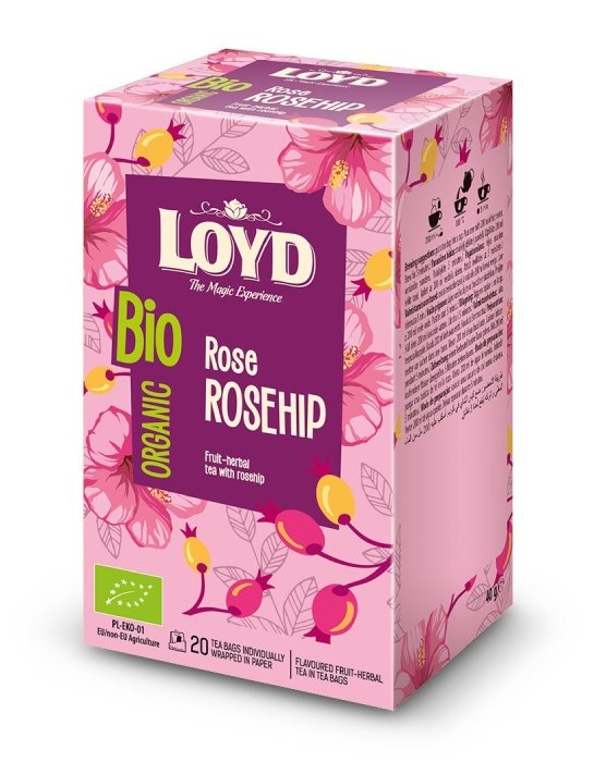 Herbata Loyd BIO Organic Rose Rosehip 20x2g