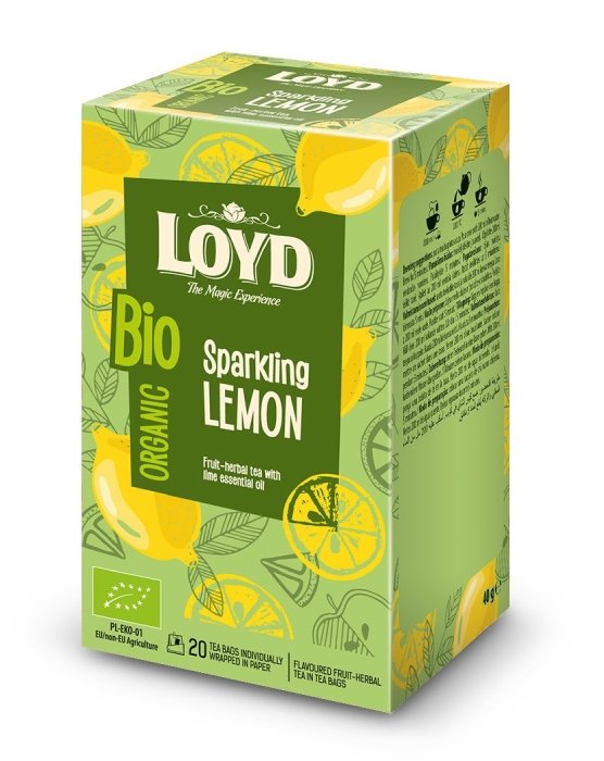 Herbata Loyd BIO Organic Sparkling Lemon 20x2g