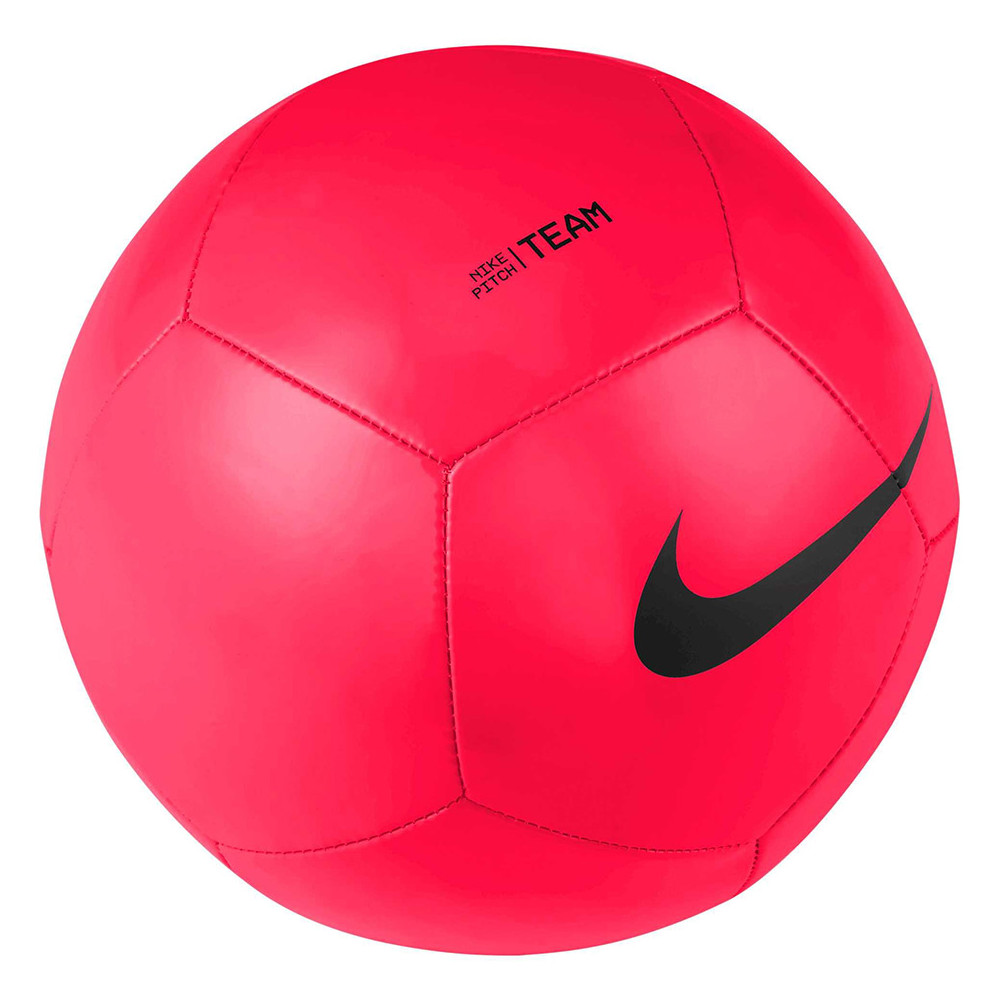 Piłka nożna Nike Pitch Team czerwona DH9796 635 - rozmiar piłek - 5