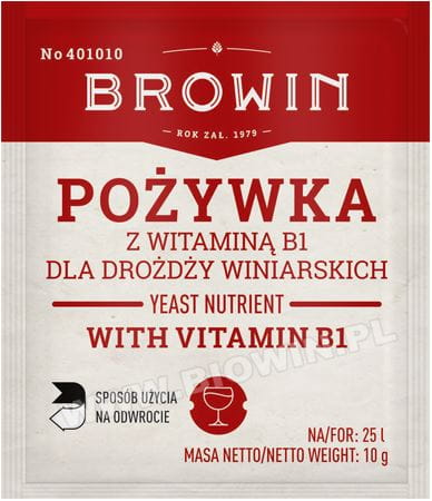 Pożywka dla drożdży winiarskich z wit B- 10g