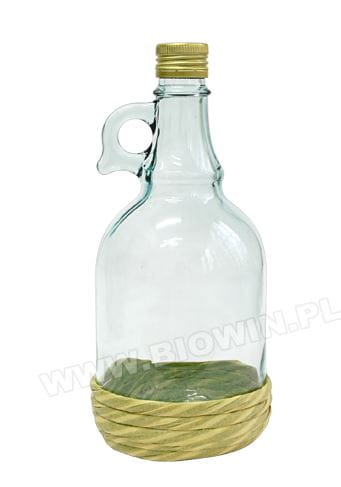 Butelka Gallone 1L w oplocie z zakrętką