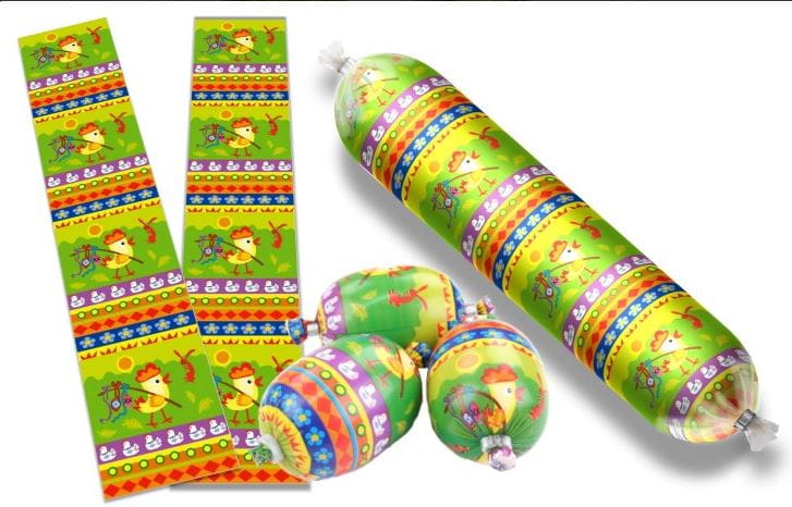 Osłonka z nadrukiem Wielkanocnym fi40/63 - 30 m