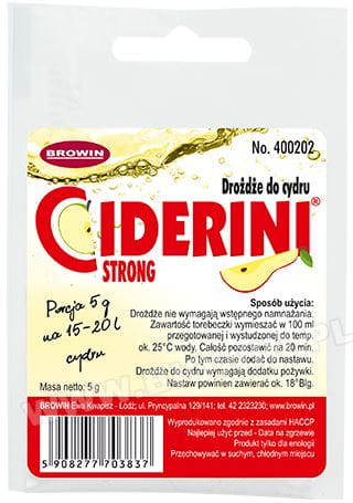 Drożdże do Cydru 