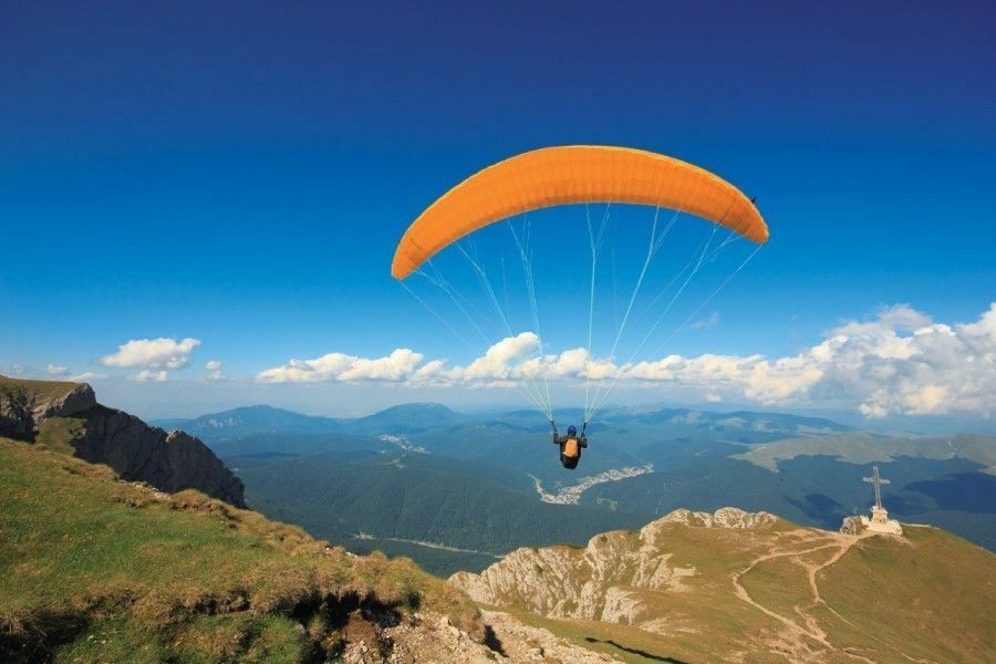 Lot paralotnią - Świdwin 15 minut