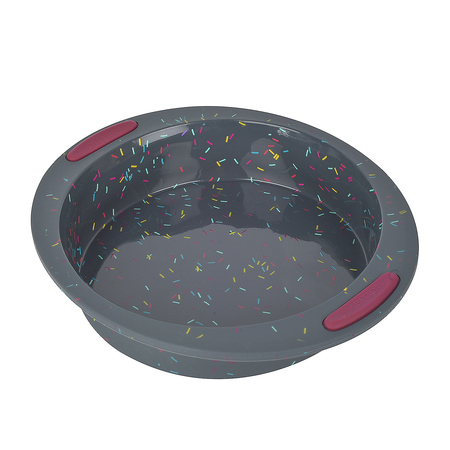 SILIKONOWA FORMA OKRĄGŁA Z USZTYWNIENIEM FELICE, CZARNA