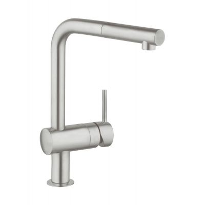 Grohe Minta bateria kuchenna stojąca stal nierdzewna 32168DC0