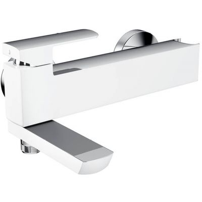 Excellent Pride bateria wannowo-prysznicowa ścienna chrom/biały AREX.4005WH