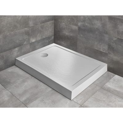 Radaway Doros F Compact brodzik 100x80 cm prostokątny stone biały SDRFP1080-05-04S