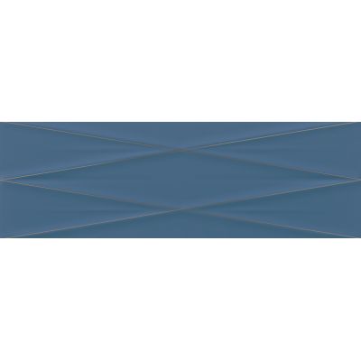 Cersanit C GRAVITY MARINE BLUE SILVER INSERTO SATIN 24x74