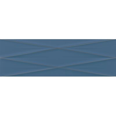 Cersanit C GRAVITY MARINE BLUE SILVER INSERTO SATIN 24x74