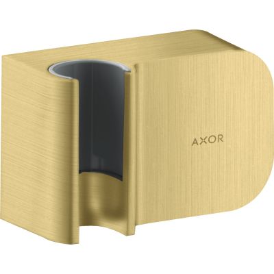 Axor One przyłącze kątowe z uchwytem Porter mosiądz szczotkowany 45723950