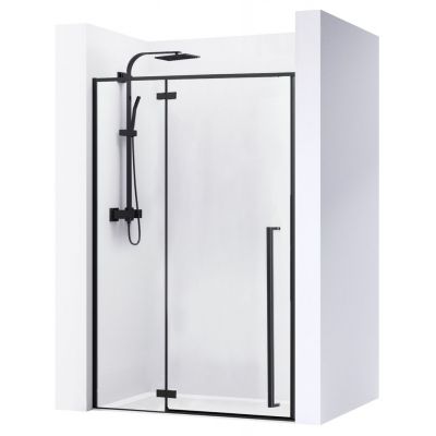 Rea K6330 Drzwi prysznicowe black mat 100Fargo