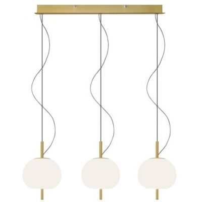 Altavola Design Apple lampa wisząca 3x7,2W LED złoty/biały LA058/CL3
