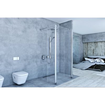 Sea-Horse Easy In kabina prysznicowa 120 cm Walk-In chrom/szkło przezroczyste BK254T12