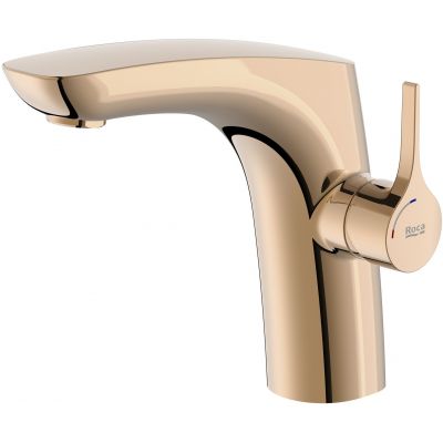 Roca Insignia Rose Gold bateria umywalkowa stojąca różowe złoto A5A3B3ARG0