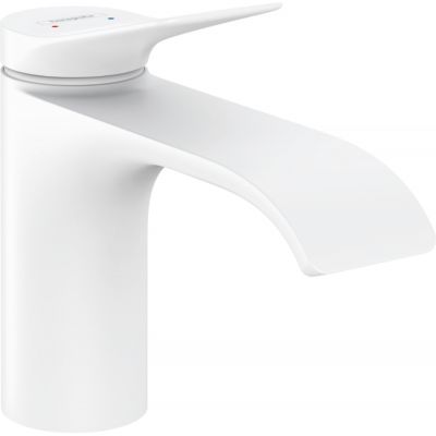 Hansgrohe 75012700 Vivenis Jednouchwytowa bateria umywalkowa 80 bez kompletu odp$390ywowego bia$391y matowy