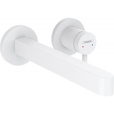 Hansgrohe 76050700 Finoris Jednouchwytowa bateria umywalkowa $222cienna do monta$223u podtynkowego z wylewk$224 22,5 cm bia$225y matowy