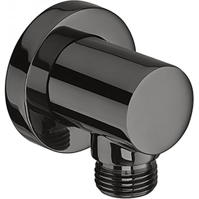 Roca Aqua Round przyłączę kątowe czarny szczotkowany A5B1450NM0