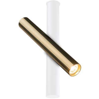 Amplex Akadi lampa podsufitowa 1x10W biało/złota 8894