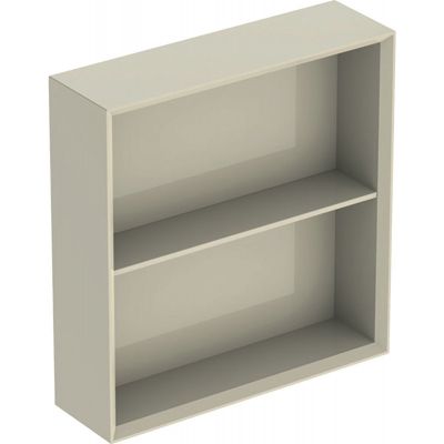 Geberit iCon szafka 45 cm boczna wisząca otwarta szary piaskowy połysk 502.323.JL.1