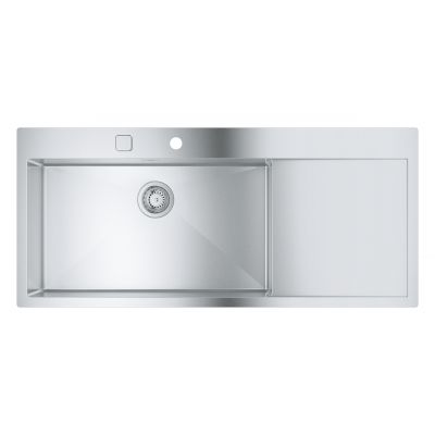 Grohe K1000 zlewozmywak 116x52 cm podblatowy z ociekaczem stal szlachetna 31581SD1