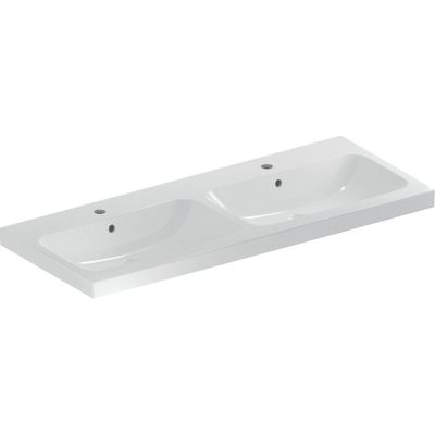Geberit iCon Light umywalka 120x48 cm meblowa podwójna biała 501.838.00.1