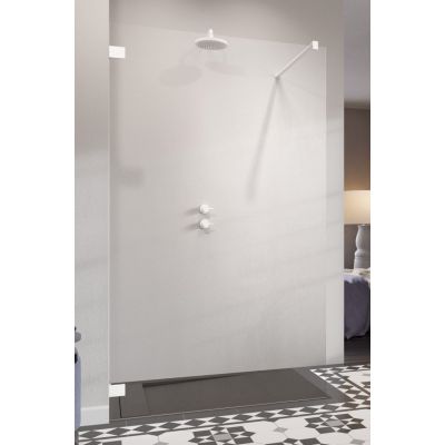 Radaway Essenza Pro White Walk-in szyba prysznicowa 1500 mm h:2000 biały 10103150-04-01