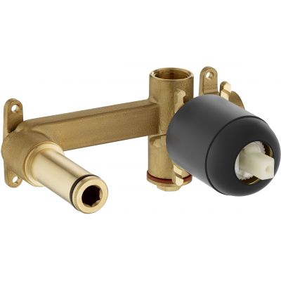 Roca element podtynkowy do baterii umywalkowej czarny szczotkowany A5252206NM