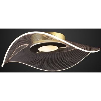 Altavola Design Velo lampa podsufitowa 1x30W LED satynowe złoto/przezroczysty LA101/CE1_gold