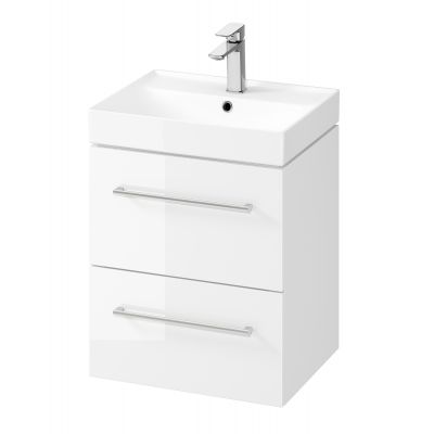 Cersanit Larga SET B662 umywalka 50x40 cm z szafką wiszącą biała S801-440