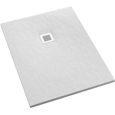 Schedpol Kalait White Stone brodzik 140x100 cm prostokątny Stonicryl biały 3.3127/B/ST-M2