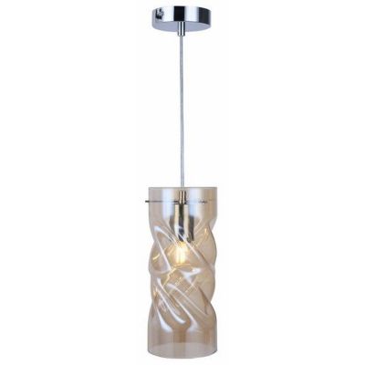 Reality Pia lampa wisząca 1x60W chrom/bursztynowy 333301-22