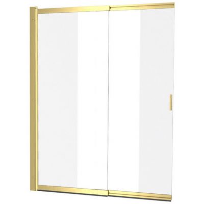 Excellent Liner parawan nawannowy 110 cm złoty połysk/szkło przezroczyste KAEX.2940.1100.LP