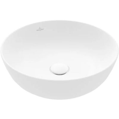 Villeroy & Boch Artis umywalka 43 cm nablatowa okrągła CeramicPlus Stone White 417943RW