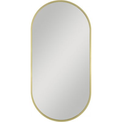 Dubiel Vitrum Joy lustro owalne 40x80 cm rama złota