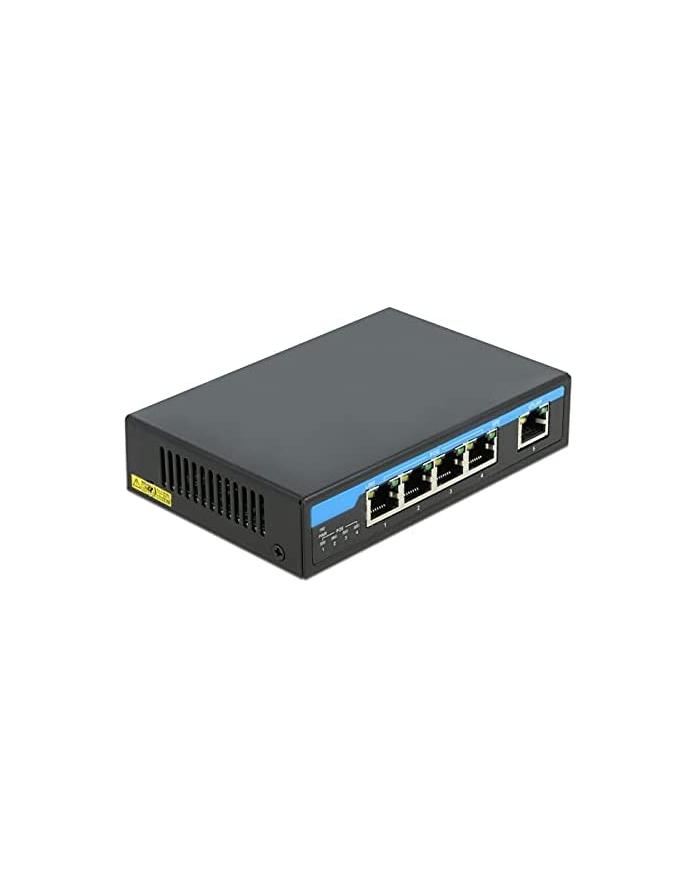 DeLOCK Giga Ethernet Switch 4P PoE + 1RJ45 - 87764