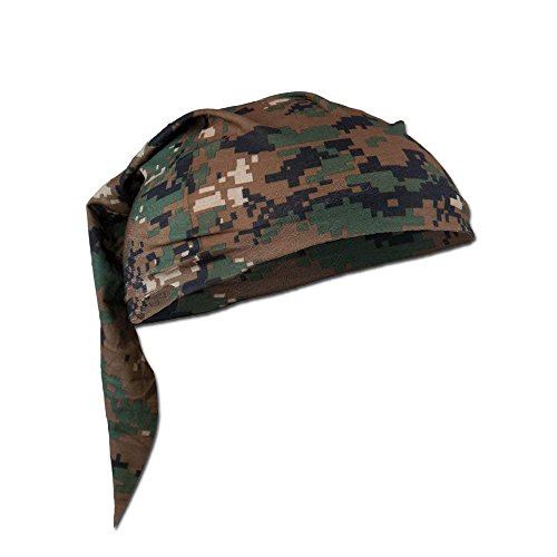 Miltec Wielofunkcyjny szalik WLD Digital Adult Unisex, Camo Woodland, jeden rozmiar