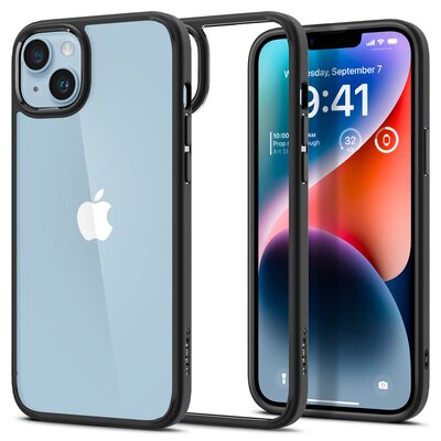 Etui SPIGEN Ultra Hybrid do Apple iPhone 14 Czarny Matowy